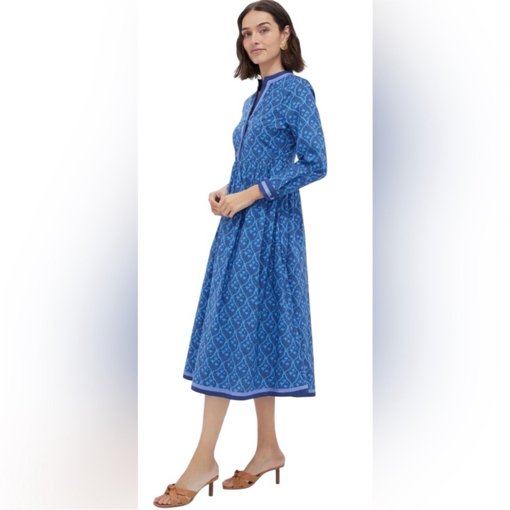 NEW Tuckernuck Nancy dress. Navy Cerulean. S. NWT. - Picture 4 of 8